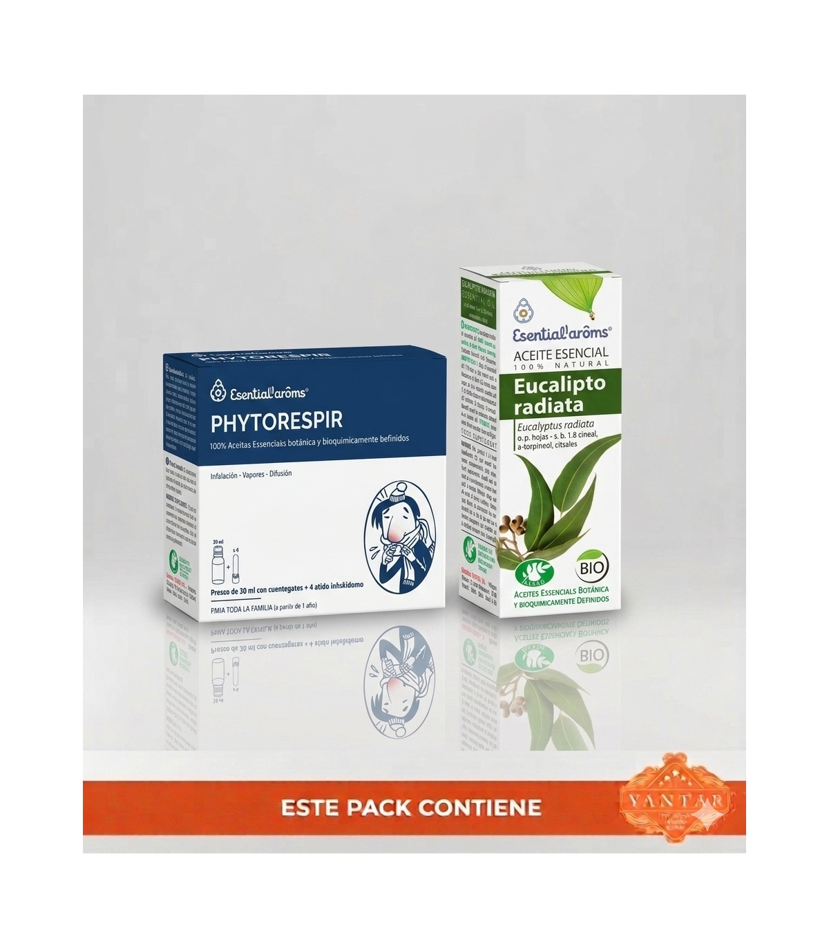 Pack ahorro 'Respiración' - Difusor + Inhaladores + Aceites esenciales