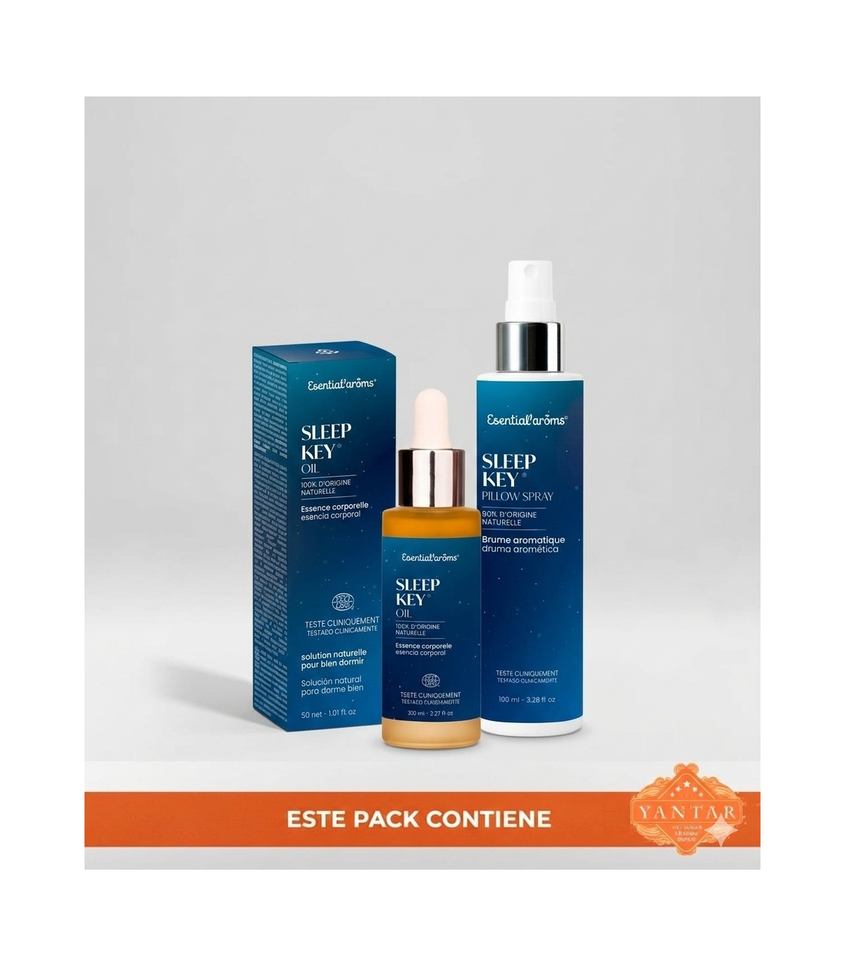 Pack limitado Sleep Key Oil 30ml + minitalla Spray
