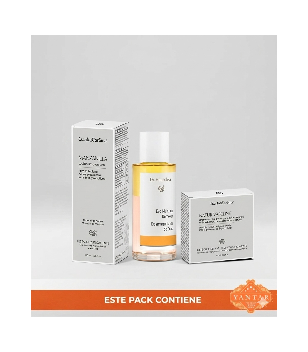 Pack 'Pestañas bonitas' - NATUR VASELINE + LOCIÓN LIMPIADORA DE MAZANILLA + ¡DISCOS DESMAQUILLANTES DE REGALO!