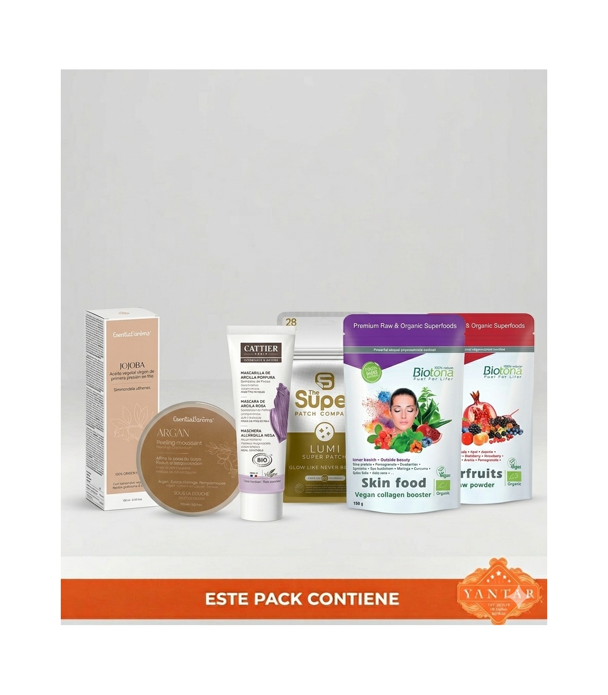 Pack 'Prepara tu piel para disfrutar del sol' -  Super antioxidantes + Peeling  + Mascarilla Cattier + Superpatch Lumi