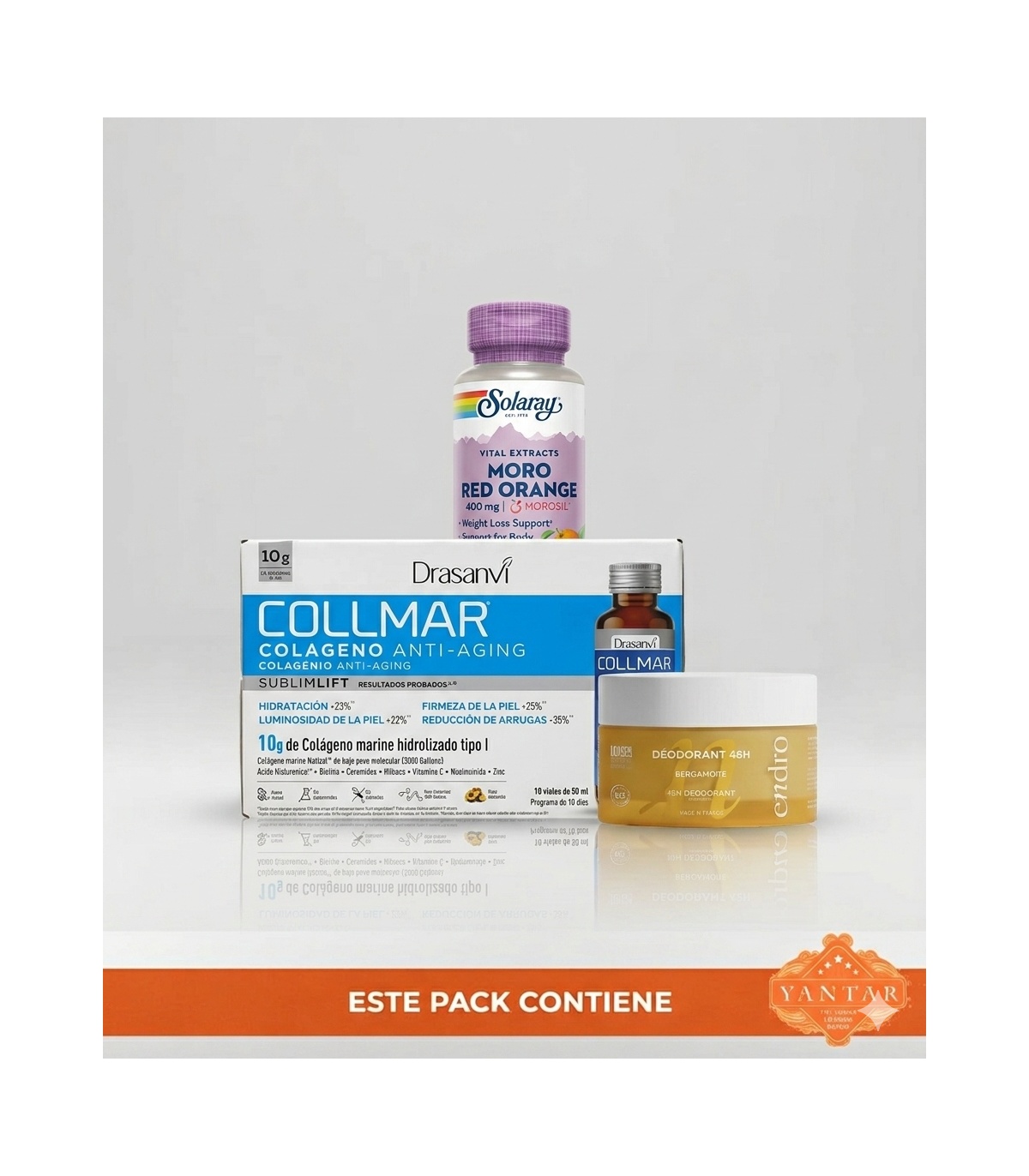 Pack '¡Belleza sublime y cuerpo definido! - Collmar Sublim-Lift + Red Moro Morosil + Desodorante fragancia Bergamota ¡DE REGALO!