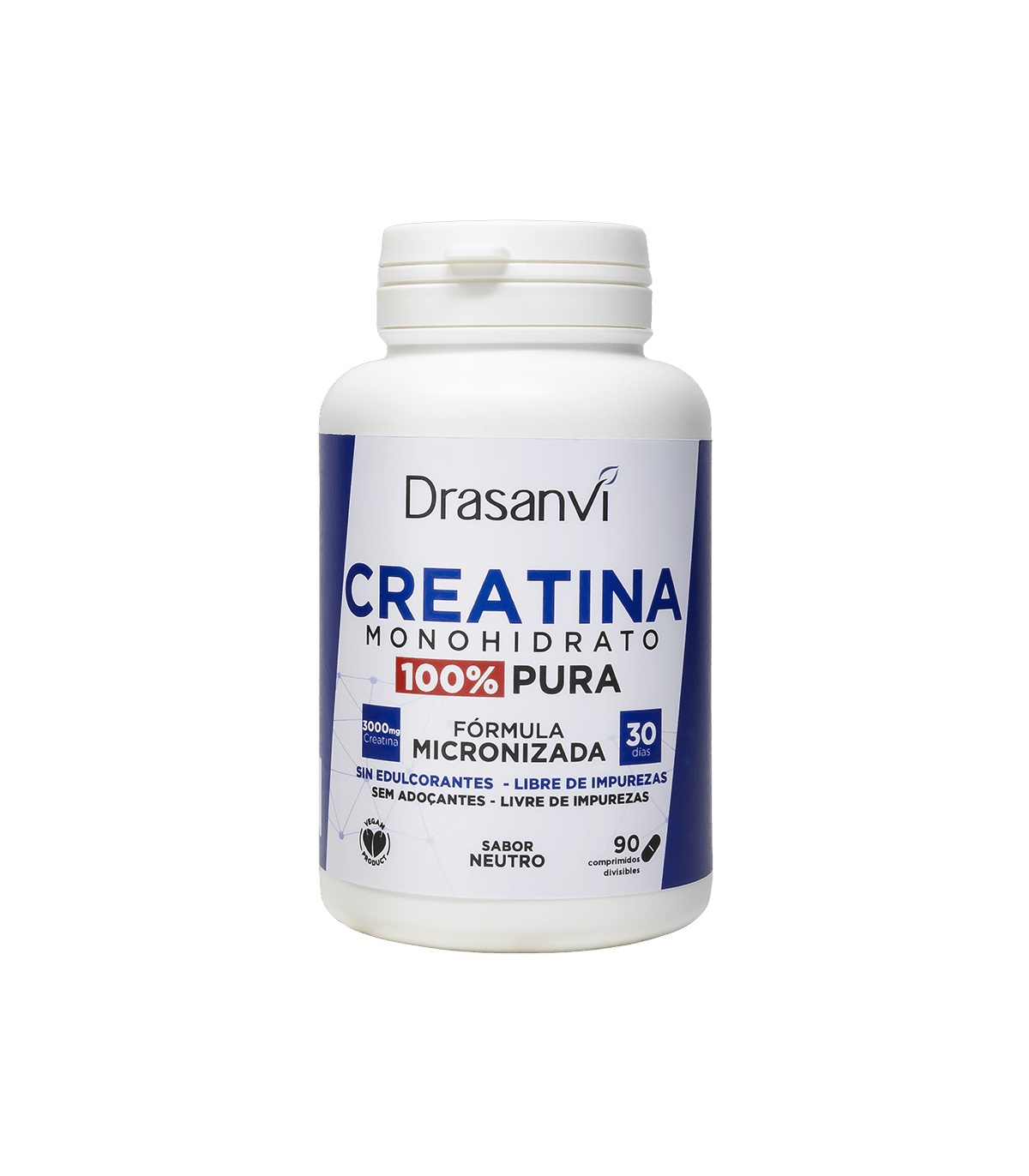 Creatina monohidrato 80 Mesh Comprimidos Sport Live - Drasanvi