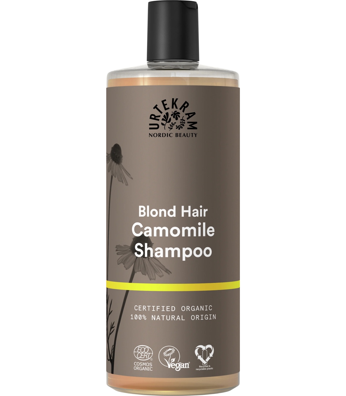 Champú orgánico de manzanilla para cabello rubio 500 ml