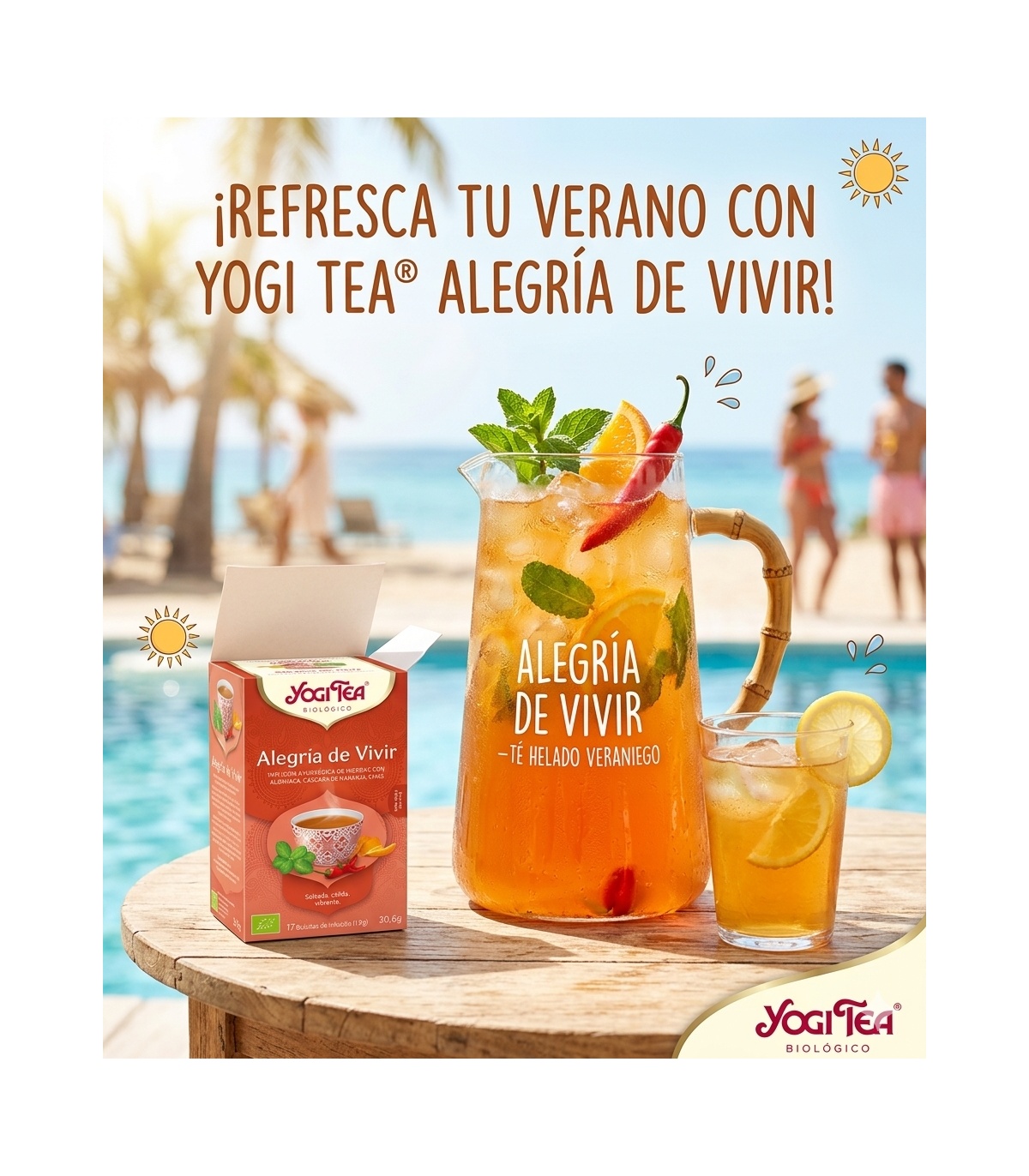 Yogi tea - Alegria de vivir filtro organico - 17 bolsitas