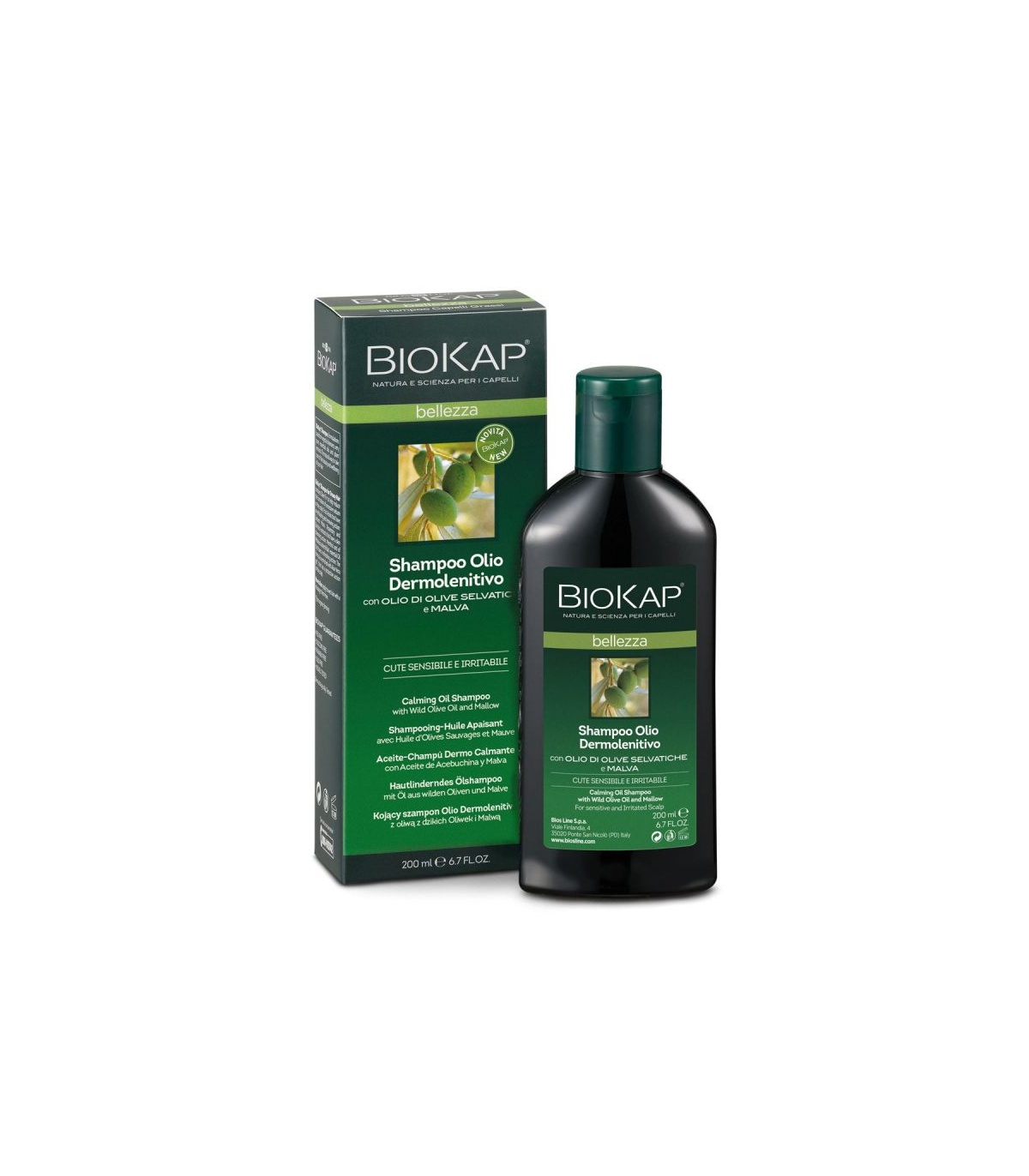BIOKAP ACEITE-CHAMPU DERMO CALMANTE - 200ml