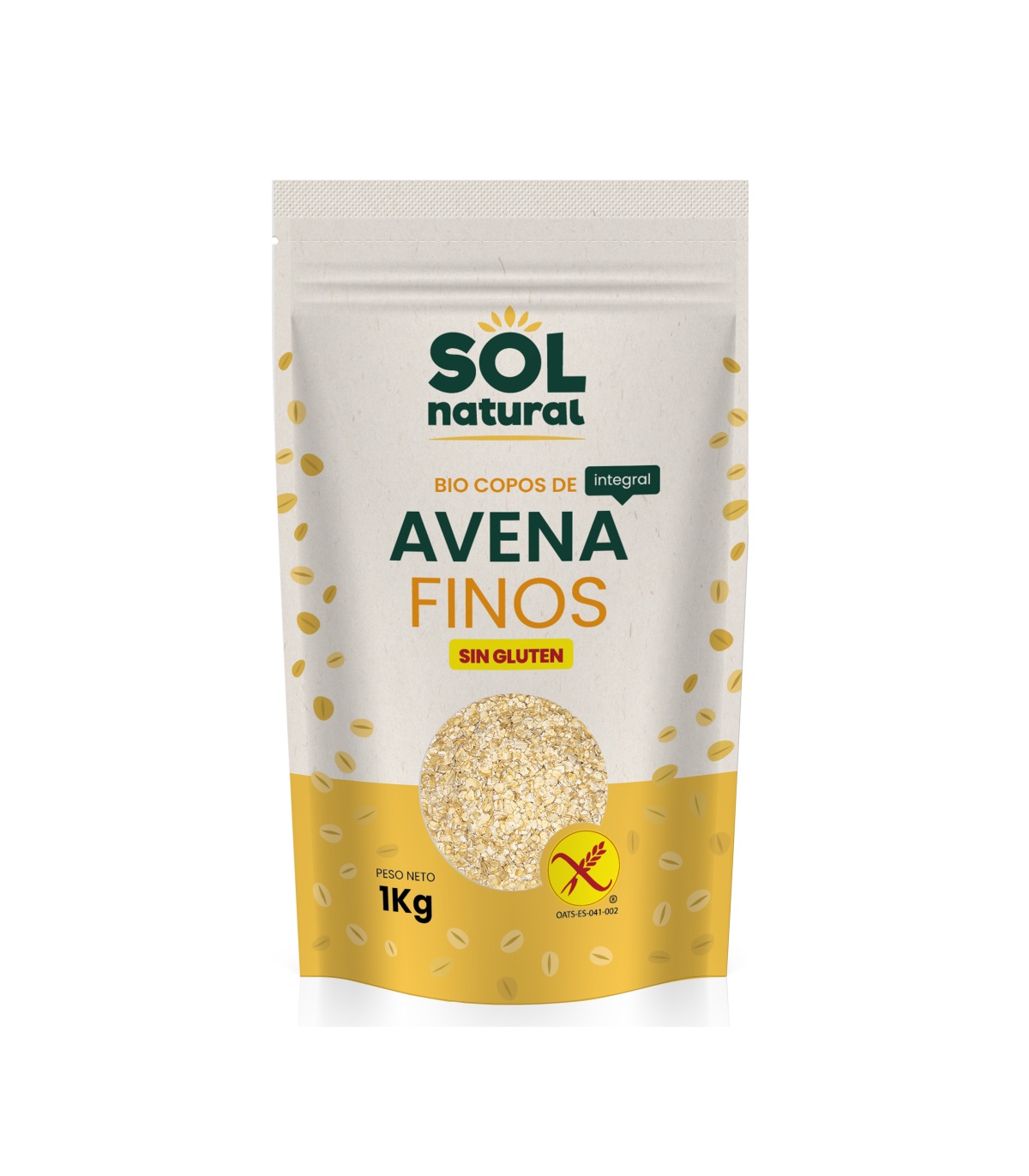 Sol Natural - COPOS DE AVENA FINOS SIN GLUTEN