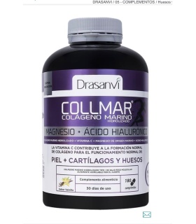 Collmar - 180 comprimidos masticables - sabor vainilla